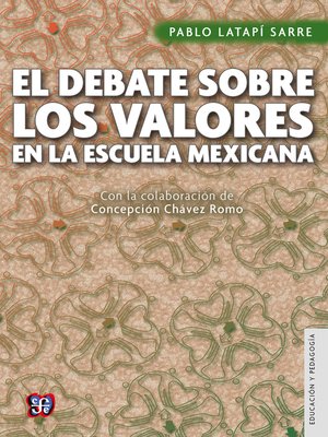 cover image of El debate sobre los valores en la escuela